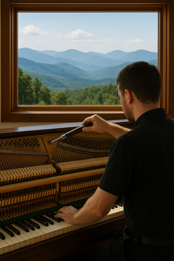 Piano tuner in Toccoa, Georgia 